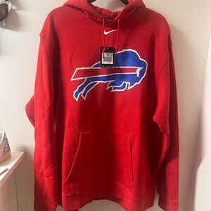 Nike Red Hoodie with Blue Graphic used